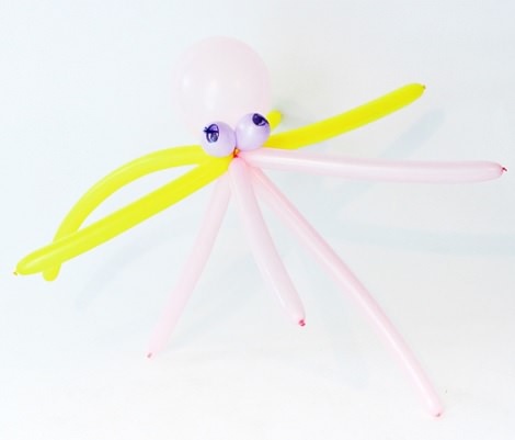 globo con forma de pulpo