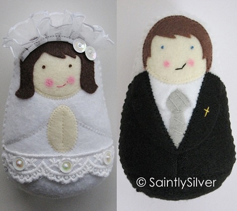 broches de fieltro de comunión caseras