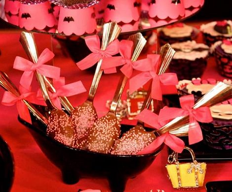 postres de halloween con las monster high