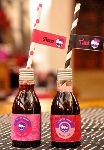 refrescos de halloween con las monster high