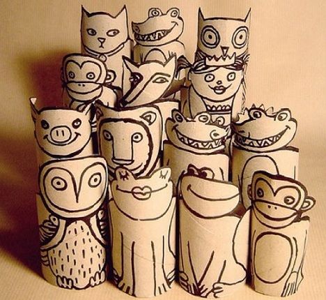 manualidades con rollos de papel originales