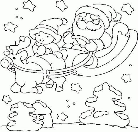 imprimir dibujos navidad