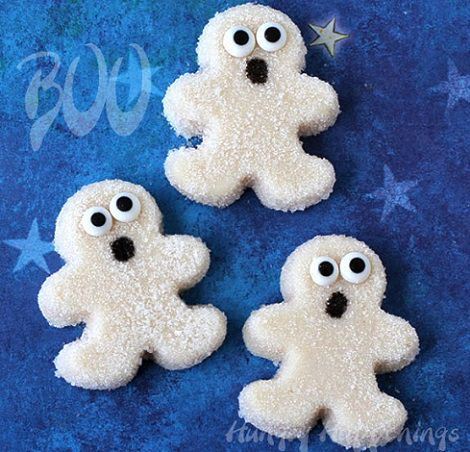 globos decoración halloween 2013 sandwiches fantasma