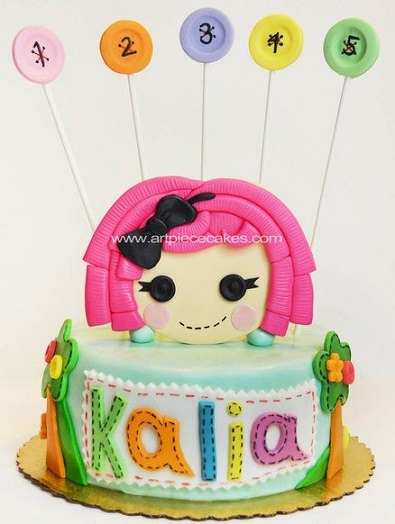 Tartas para tu fiesta temática Lalaloopsy